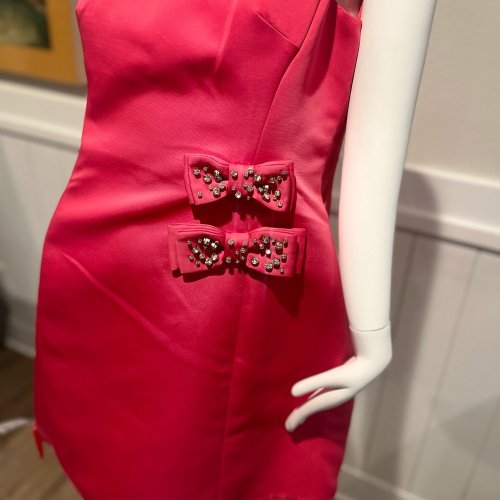 Kate Spade Pink Dress with Embellished Bows